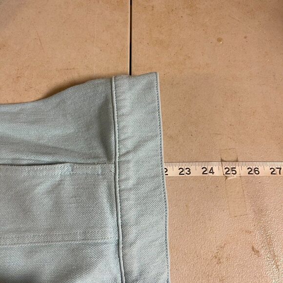 COLDWATER CREEK denim Blue Jean JACKET embroidered Stretch PM - Picture 12 of 13